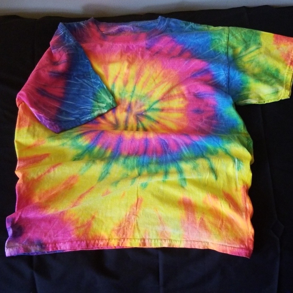 Tie-dyed t-shirt